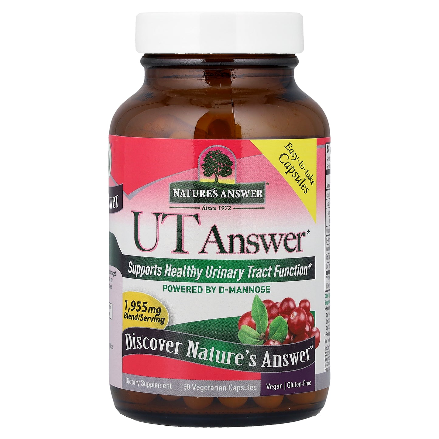 Nature's Answer, UT Answer, 90 Vegetarian Capsules