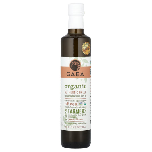 Gaea, Organic Extra Virgin Olive Oil, 16.9 fl oz (500 ml)