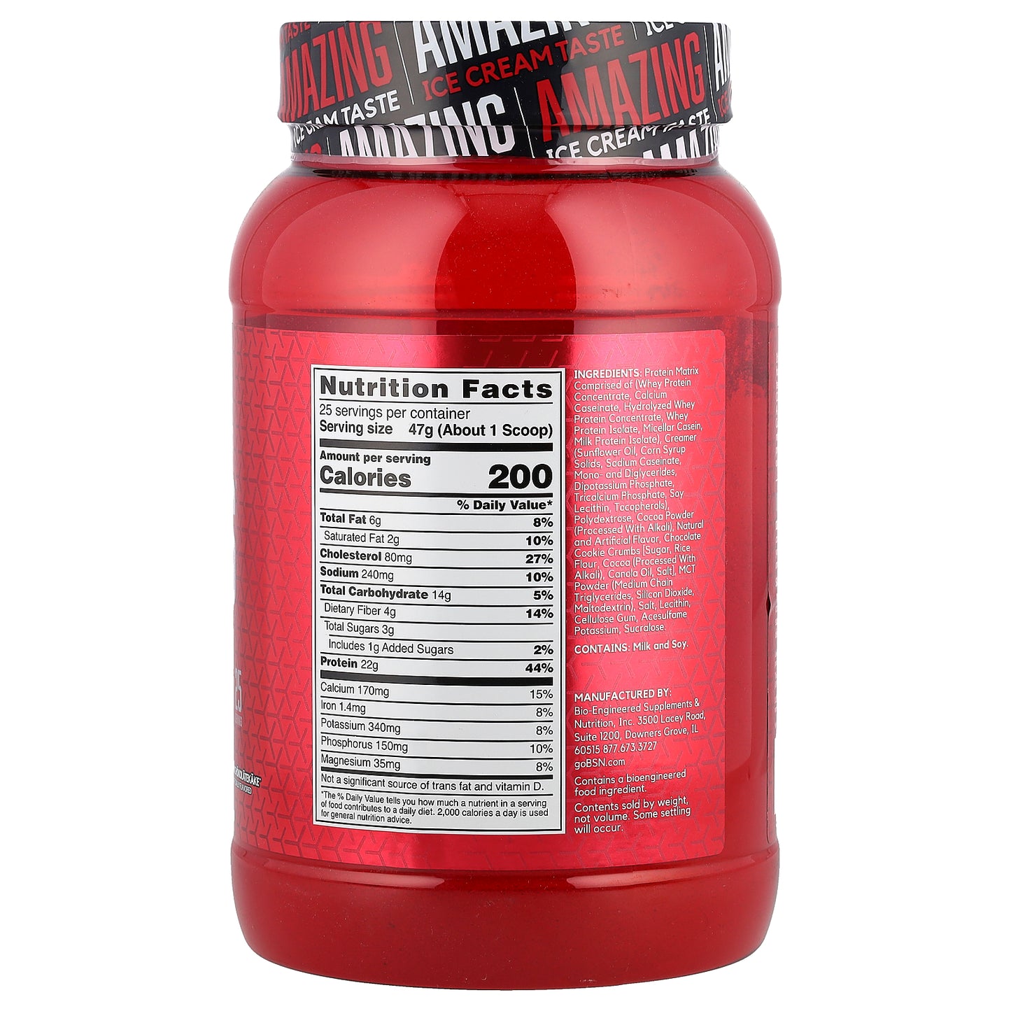 BSN, Syntha-6®, Cold Stone Creamery®, Germanchokolatekake™, 2.59 lb (1.17 kg)