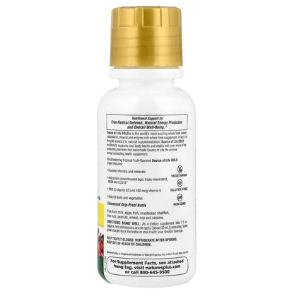 NaturesPlus, Source of Life, Gold® Liquid, Tropical Fruit, 8 fl oz (240 ml)