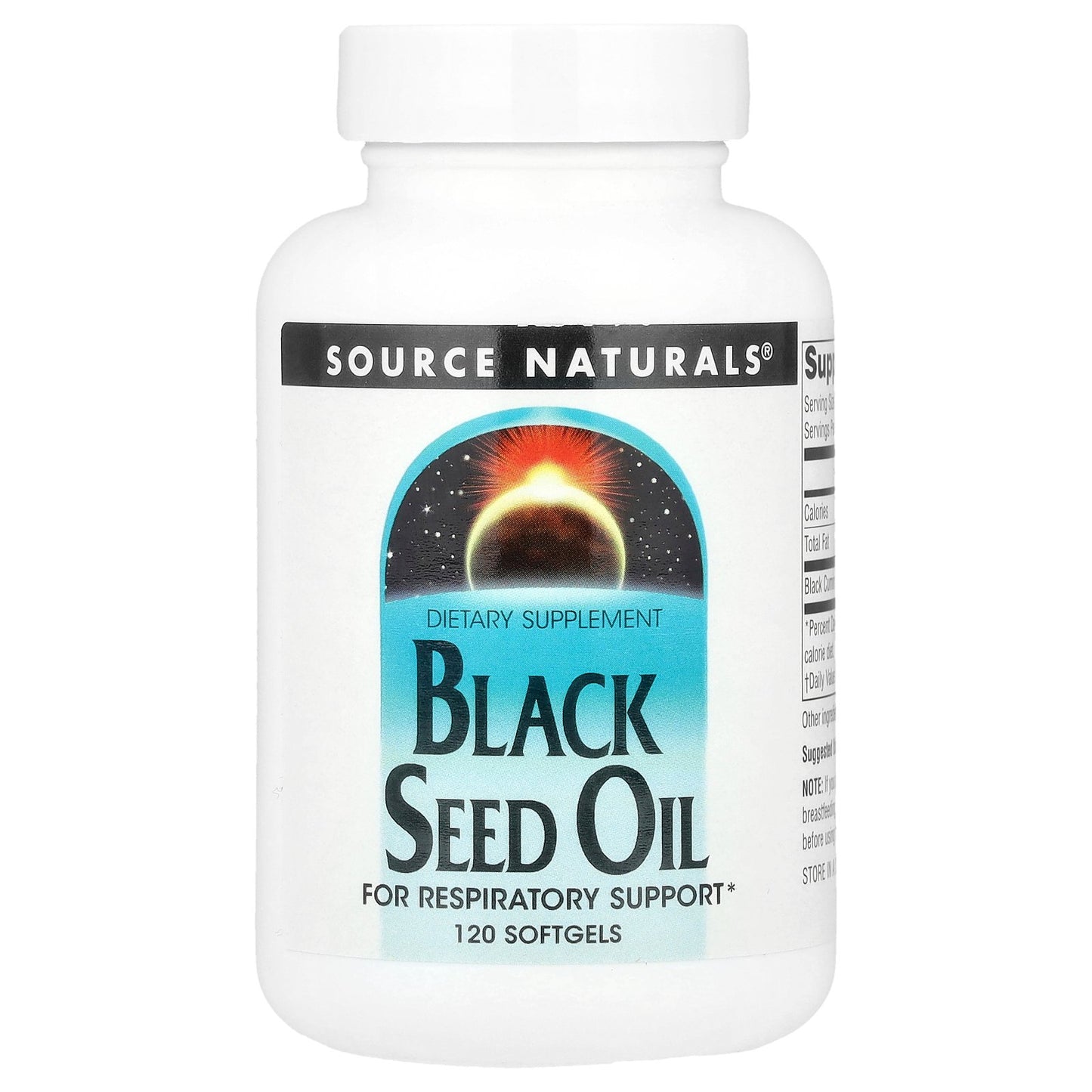 Source Naturals, Black Seed Oil, 120 Softgels (500 mg per Softgel)
