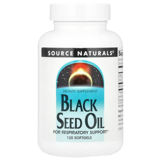 Source Naturals, Black Seed Oil, 120 Softgels (500 mg per Softgel)