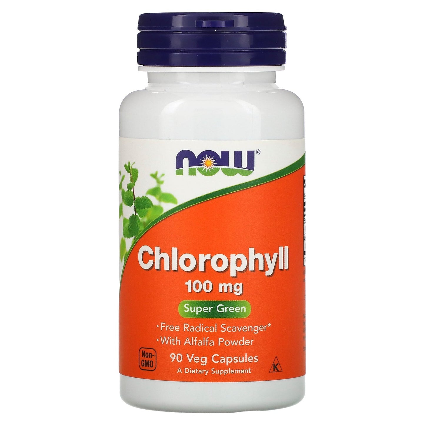 NOW Foods, Chlorophyll, 100 mg, 90 Veg Capsules