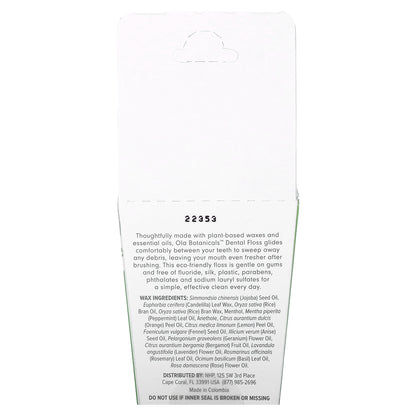 Dr. Mercola, Dental Floss, Peppermint, 100 yds (91.44 m)