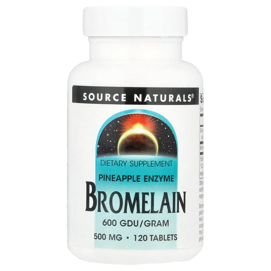 Source Naturals, Bromelain 600 GDU/g, 120 Tablets