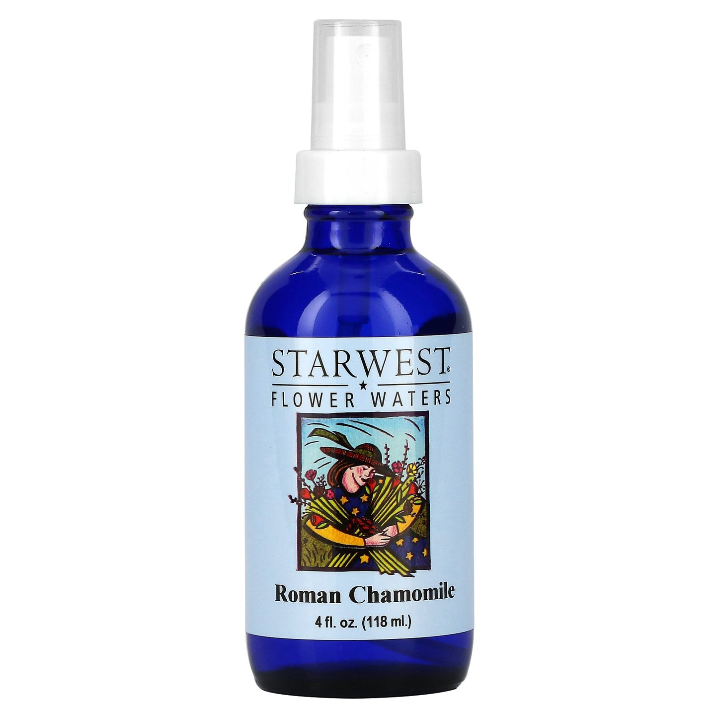 Starwest Botanicals, Flower Waters, Roman Chamomile, 4 fl oz (118 ml)