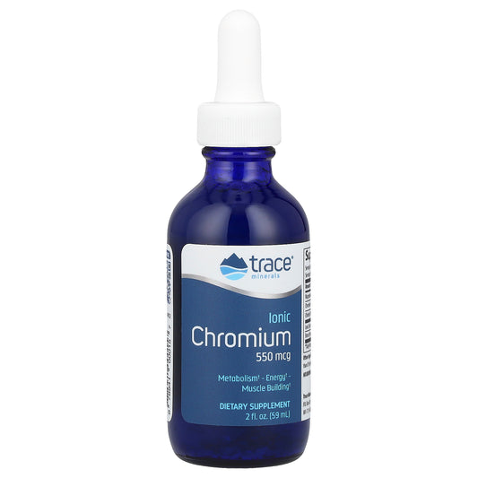 Trace Minerals ®, Ionic Chromium, 550 mcg, 2 fl oz (59 ml)