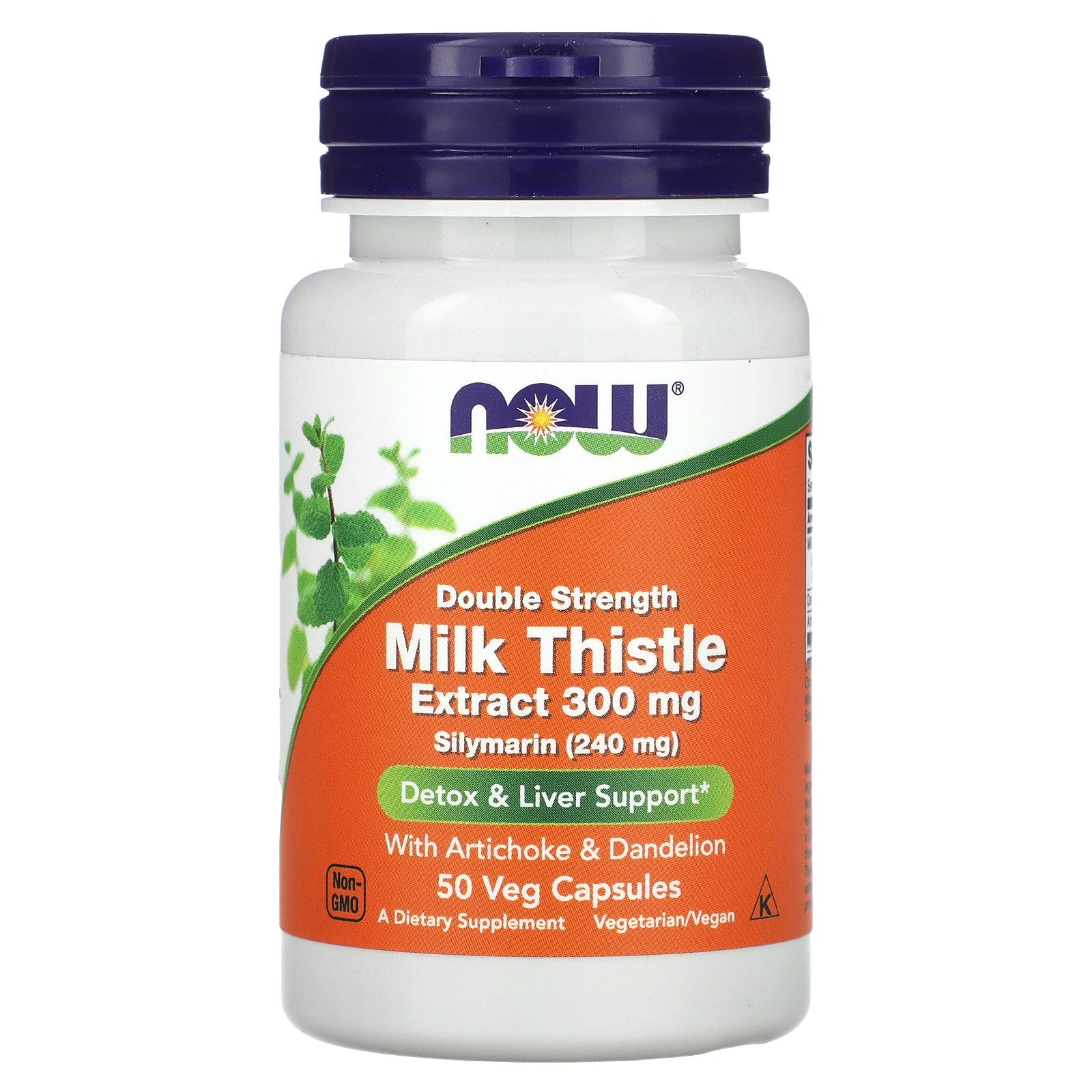 NOW Foods, Milk Thistle, 300 mg, 50 Veg Capsules