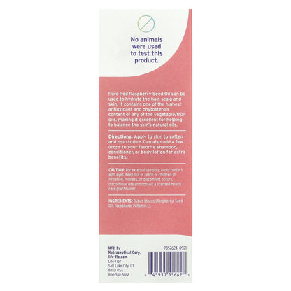 Life-flo, Pure Red Raspberry Seed Oil, 2 fl oz (59 ml)