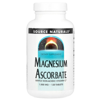 Source Naturals, Magnesium Ascorbate, 1,000 mg , 120 Tablets