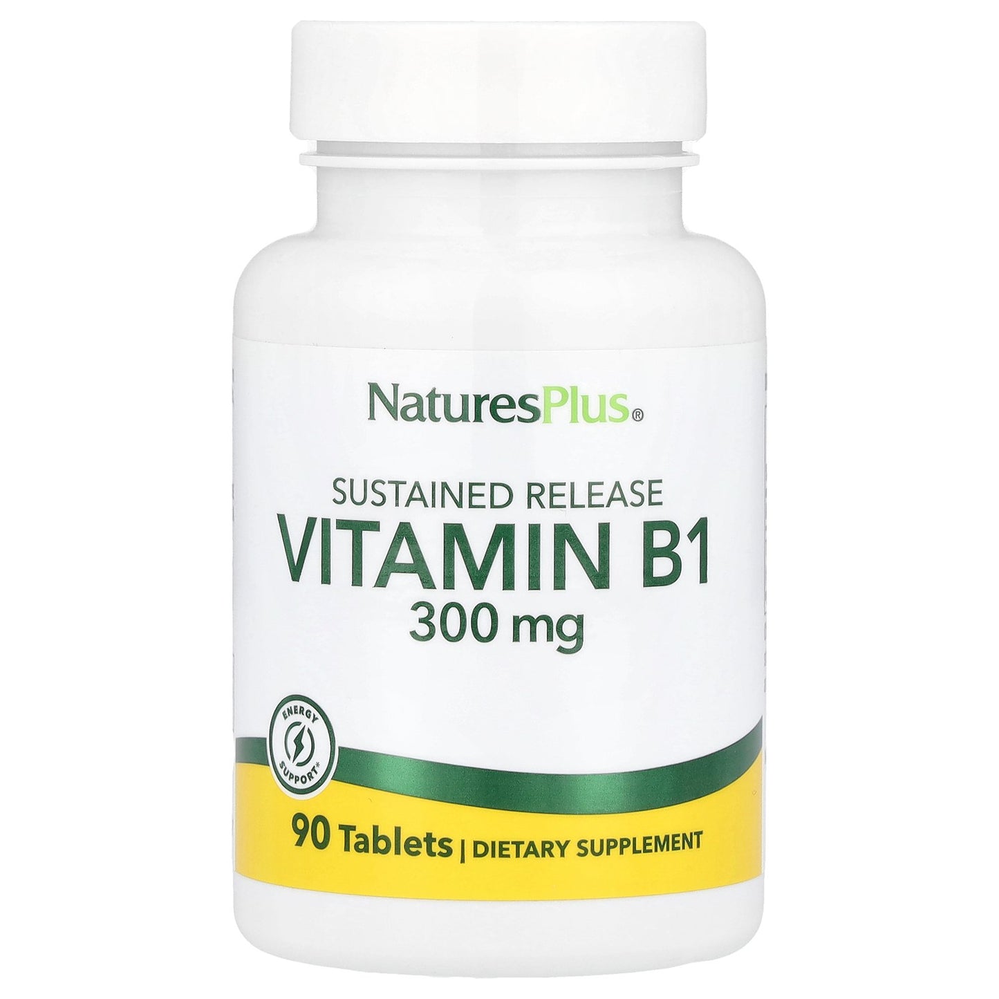 NaturesPlus, Vitamin B1, 300 mg, 90 Tablets