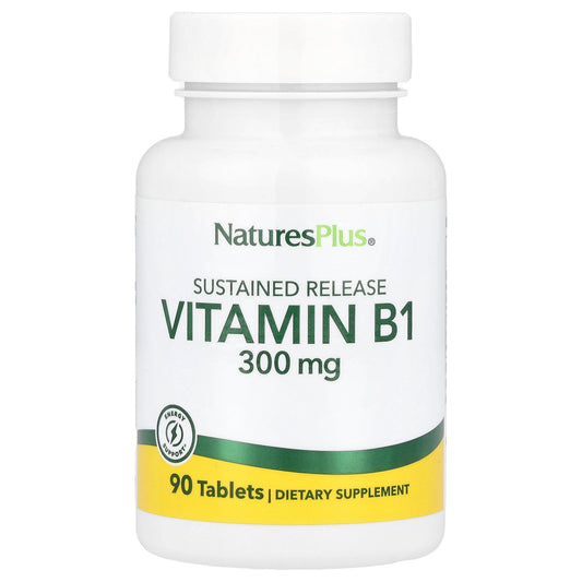 NaturesPlus, Vitamin B1, 300 mg, 90 Tablets