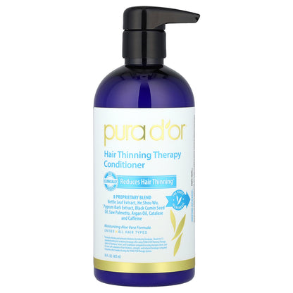 Pura D'or, Hair Thinning Therapy Conditioner, All Hair Types , 16 fl oz (473 ml)