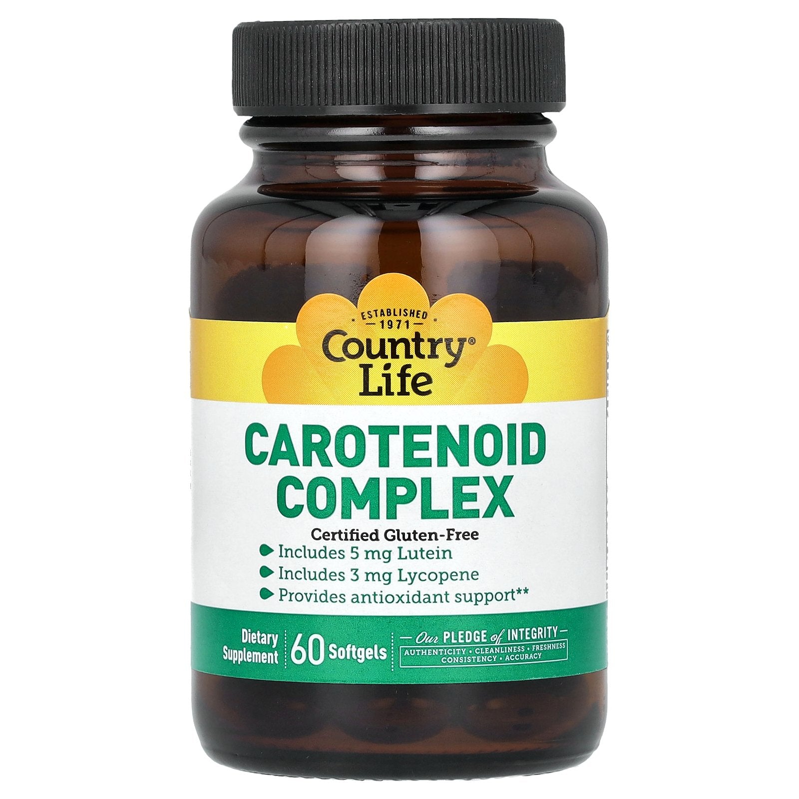 Country Life, Carotenoid Complex, 60 Softgels