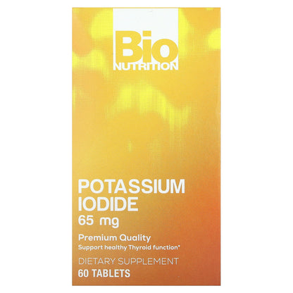 Bio Nutrition, Potassium Iodide, 65 mg, 60 Tablets