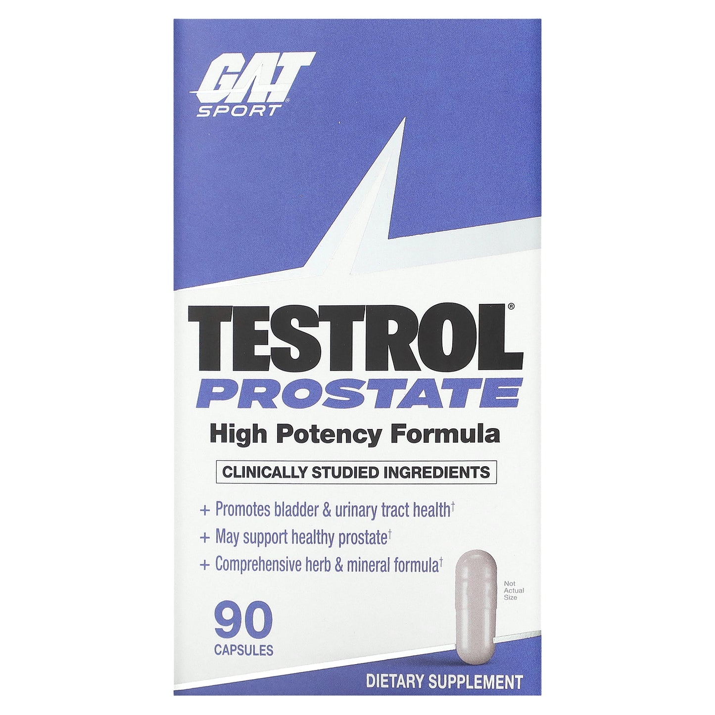 GAT, Sport, Testrol Prostate, 90 Capsules