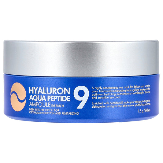 Medi-Peel, Hyaluron Aqua Peptide 9, Ampoule Eye Patch, 60 Patches, 1.6 g Each