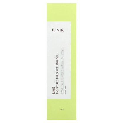 iUNIK, Lime Moisture Mild Peeling Gel, 3.04 fl oz (90 ml)