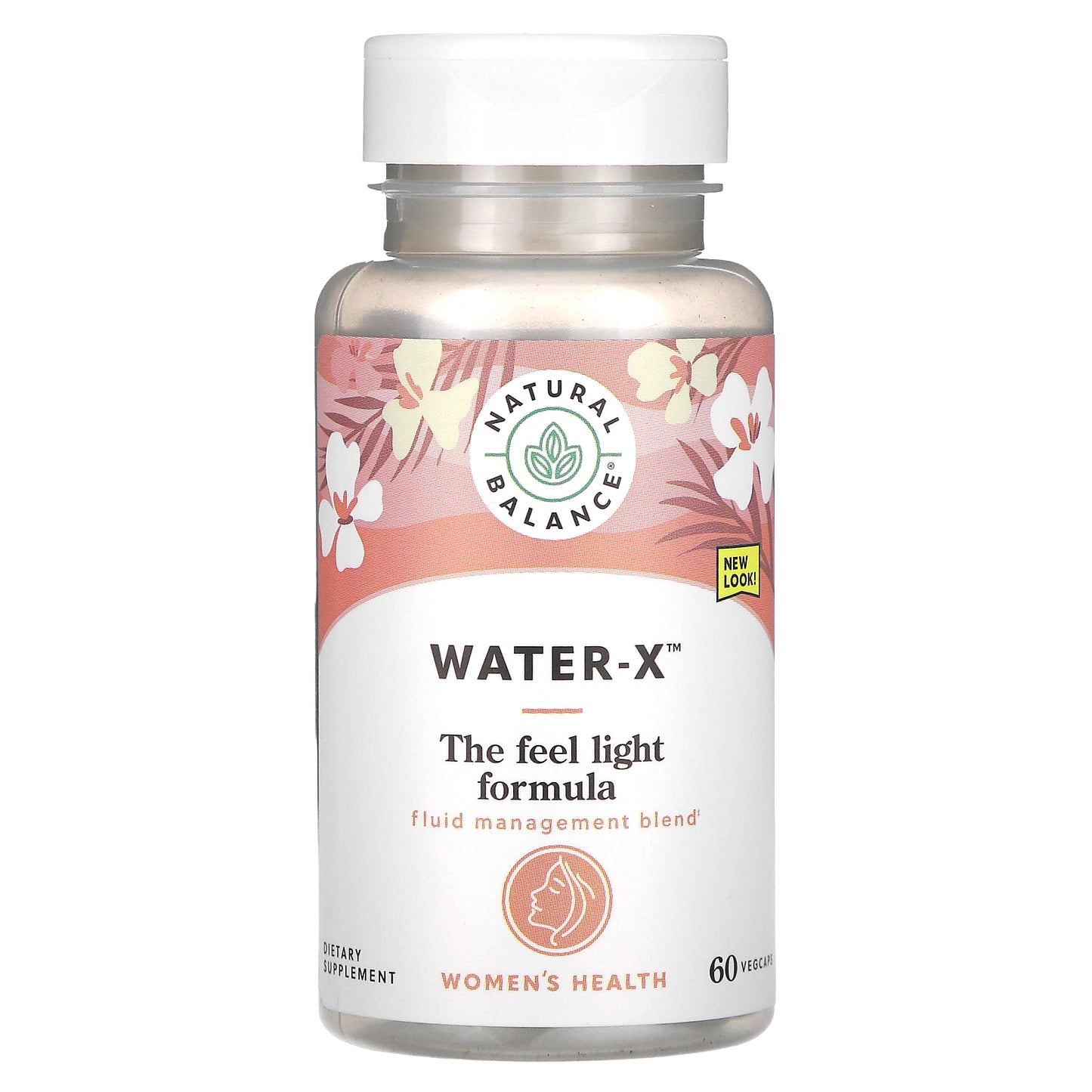 Natural Balance, Women's Health, Water-X, 60 VegCaps