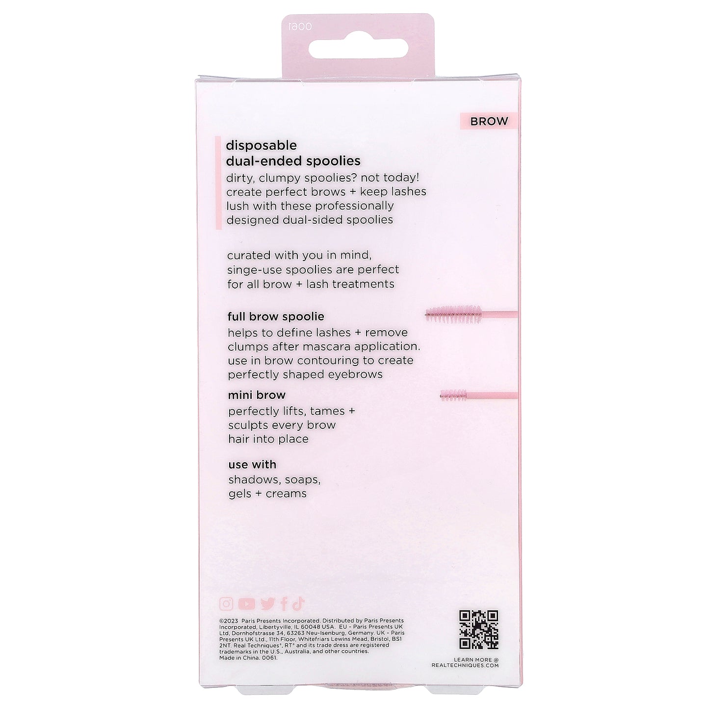 Real Techniques, Disposable Dual-Ended Spoolies, 15 Spoolies