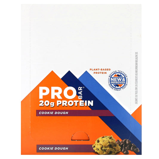 ProBar, Protein Bar, Cookie Dough, 12 Bars, 2.47 oz (70 g) Each