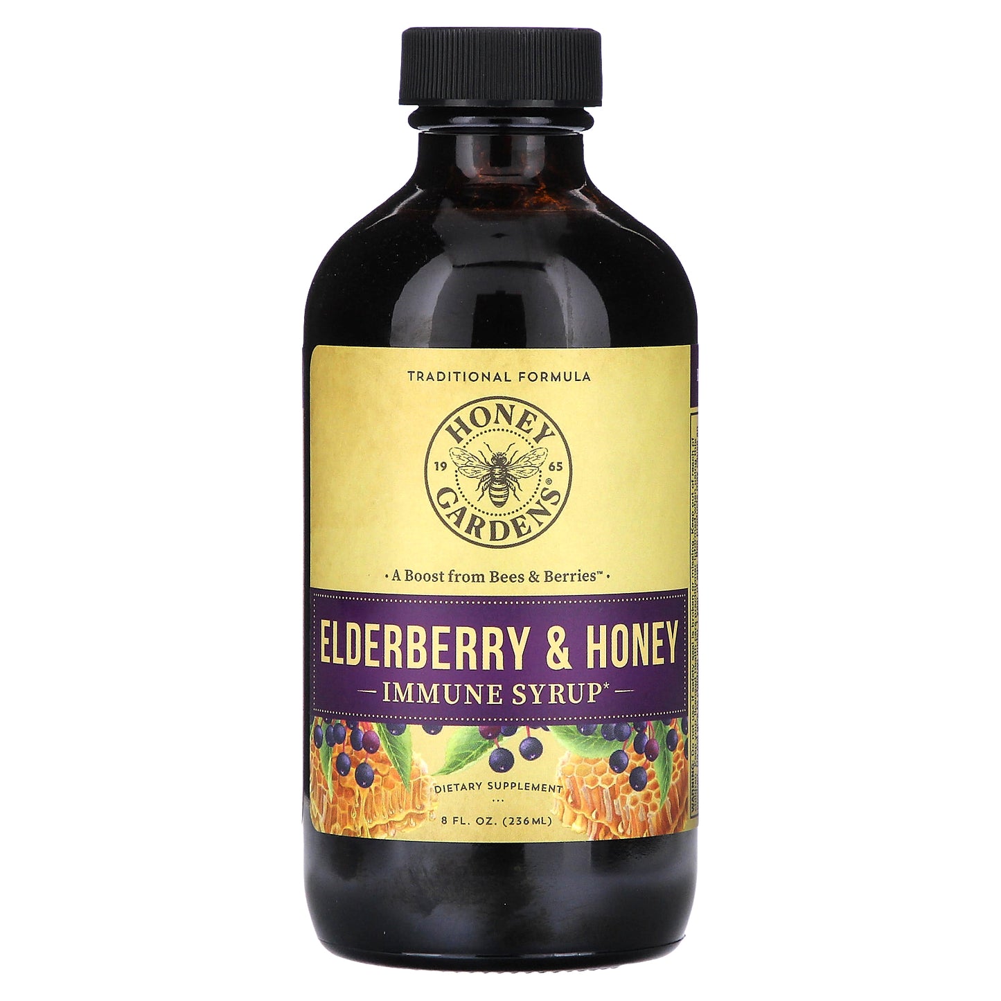 Zand, Immune Syrup, Elderberry & Honey , 8 fl oz (236 ml)