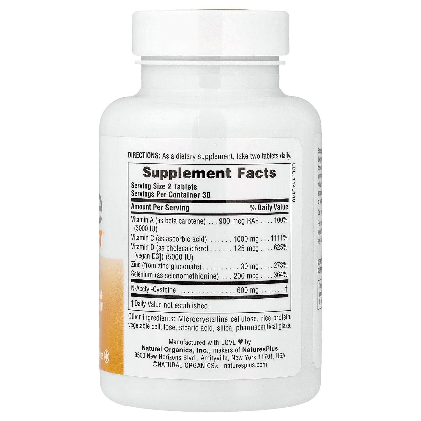 NaturesPlus, Immune Boost, 60 Tablets