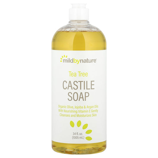 Mild By Nature, Tea Tree Castile Soap, 34 fl oz (1,005 ml)