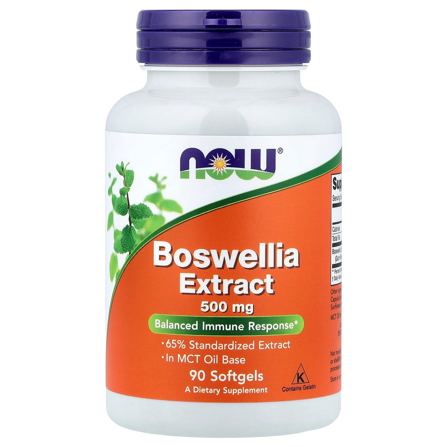 NOW Foods, Boswellia Extract, 500 mg, 90 Softgels
