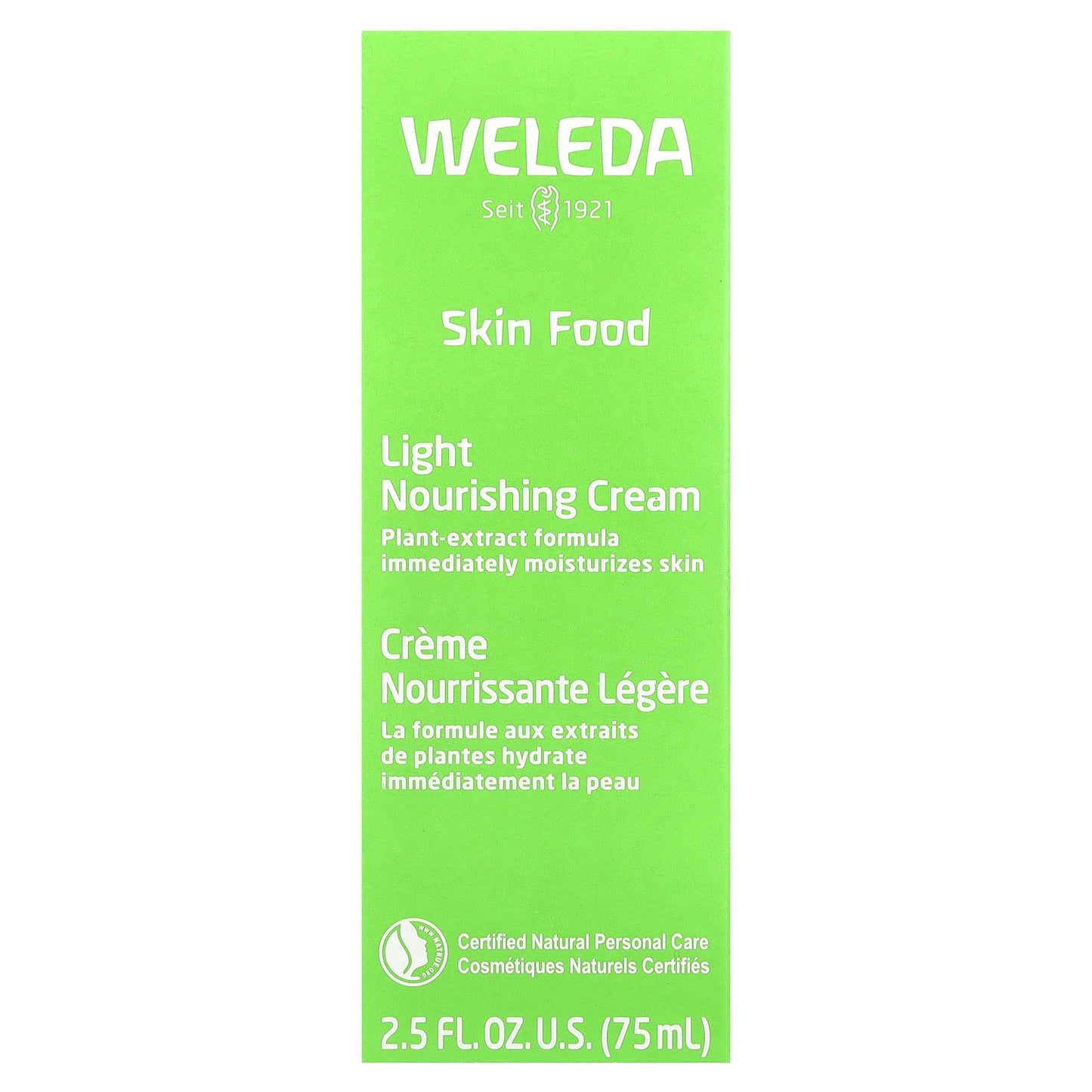 Weleda, Skin Food, Light Nourishing Cream, 2.5 fl oz (75 ml)