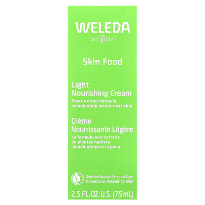Weleda, Skin Food, Light Nourishing Cream, 2.5 fl oz (75 ml)