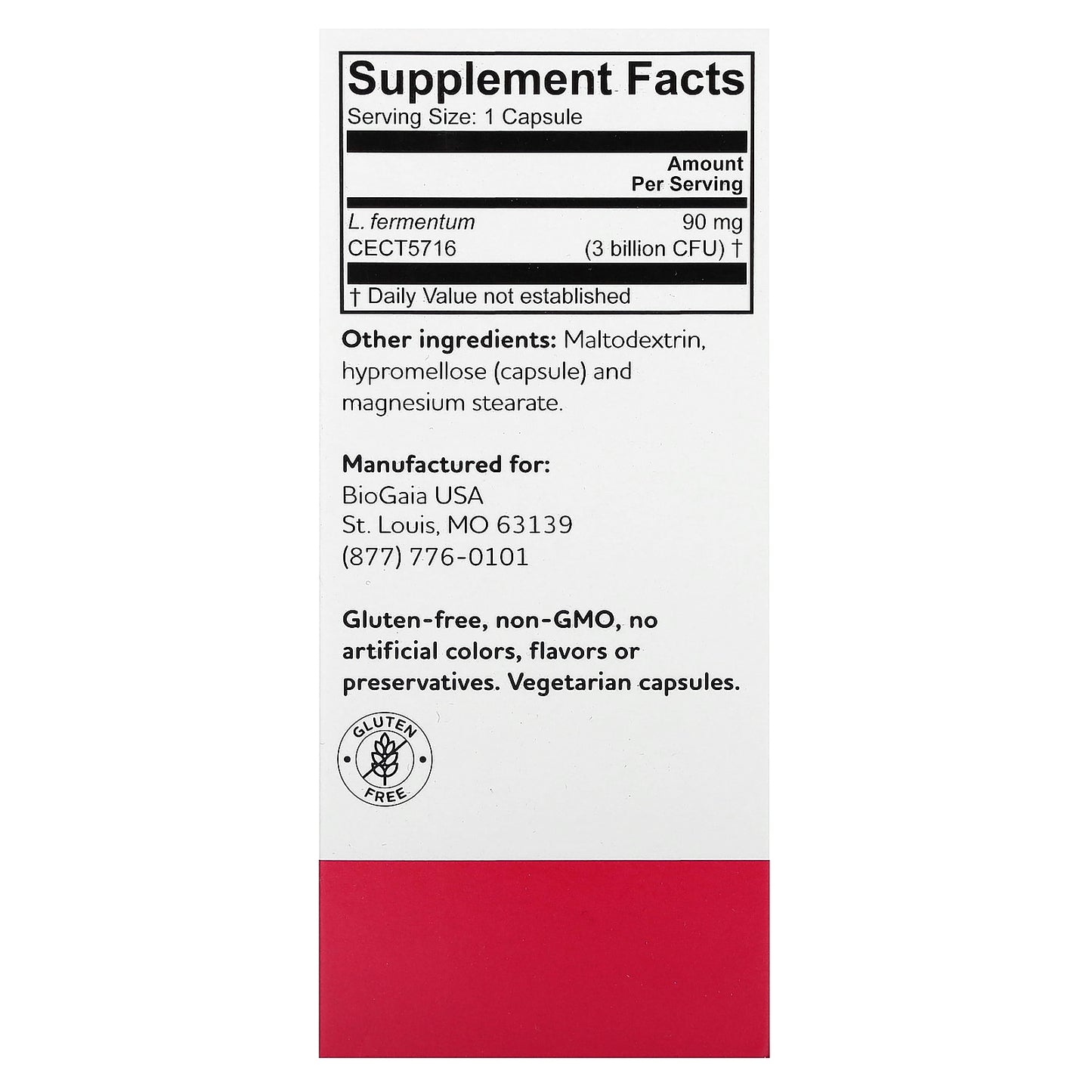 BioGaia, Mum, 90 mg, 30 Capsules