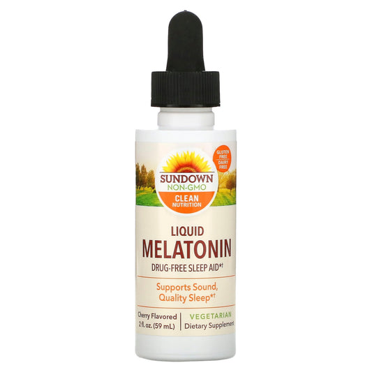 Sundown Naturals, Liquid Melatonin, Cherry, 2 fl oz (59 ml)