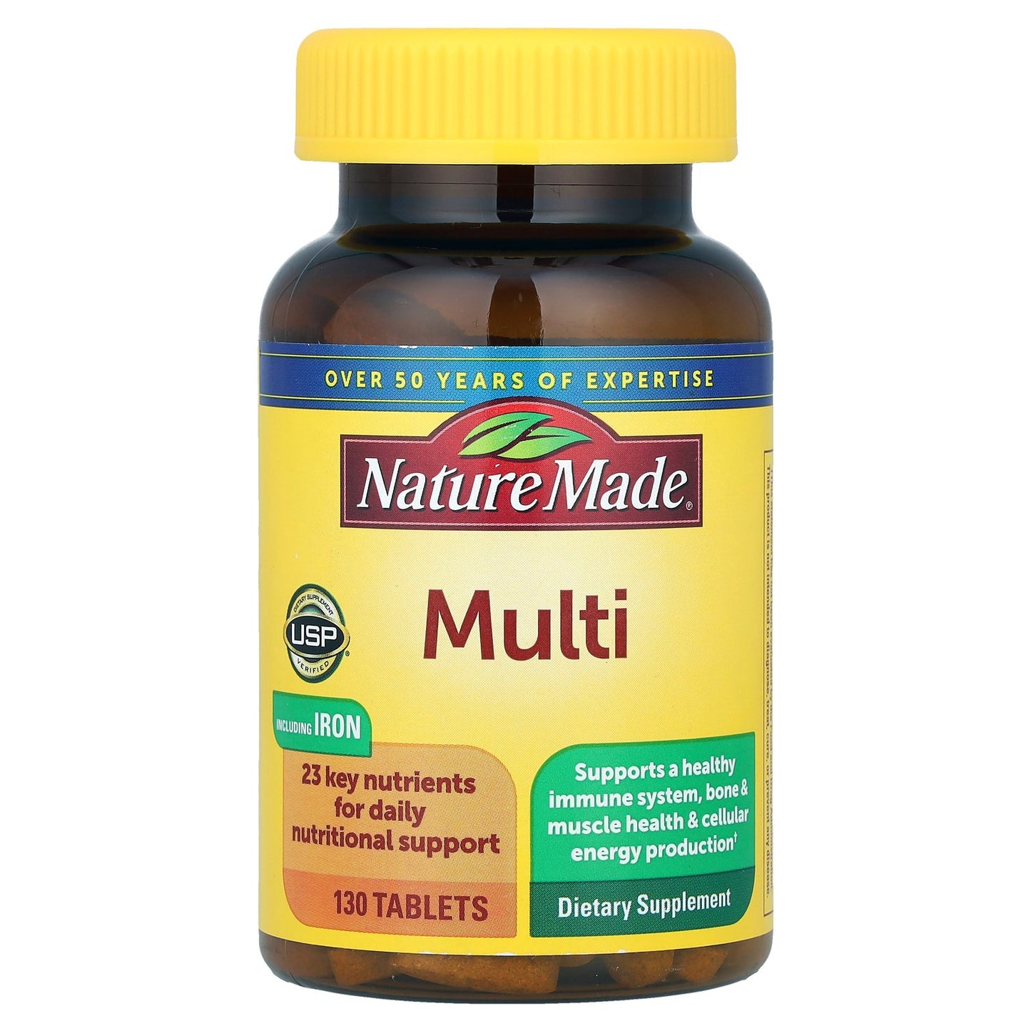 Nature Made, Multi with Iron, 130 Tablets