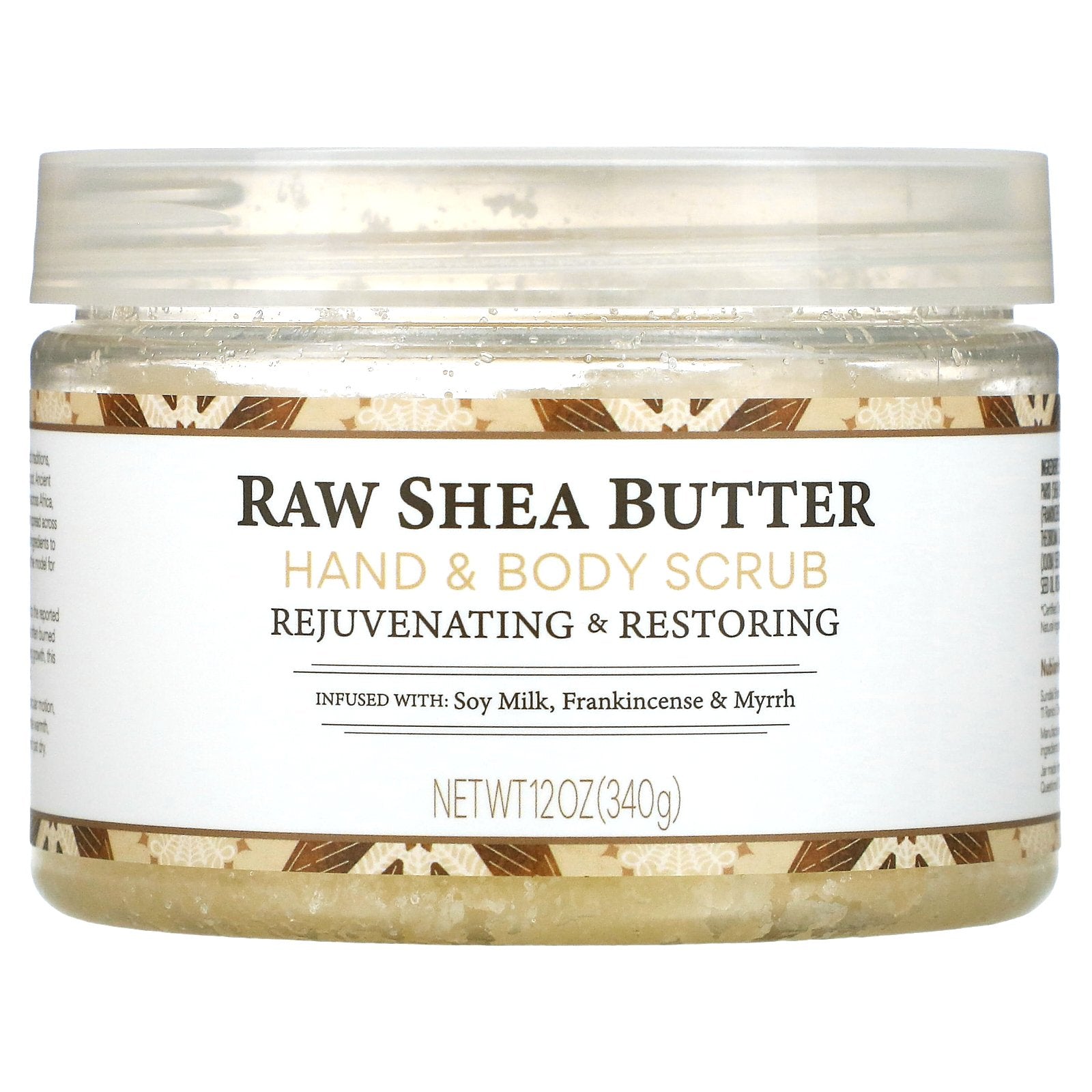 Nubian Heritage, Raw Shea Butter, Hand & Body Scrub, 12 oz (340 g)