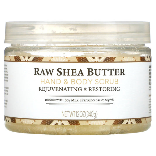 Nubian Heritage, Raw Shea Butter, Hand & Body Scrub, 12 oz (340 g)