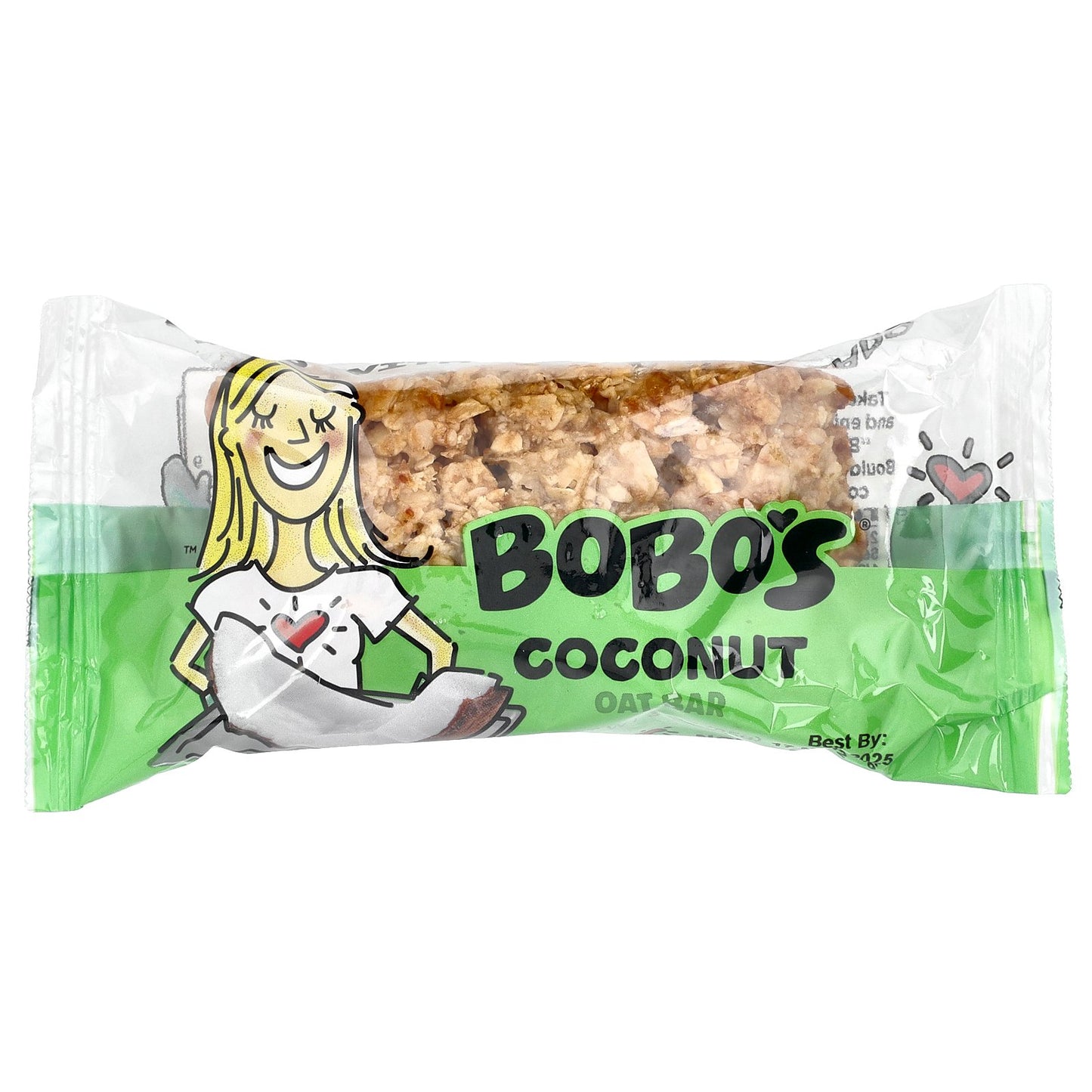 Bobo's Oat Bars, Coconut Oatmeal Bars, 12 Bars, 3 oz (85 g) Each