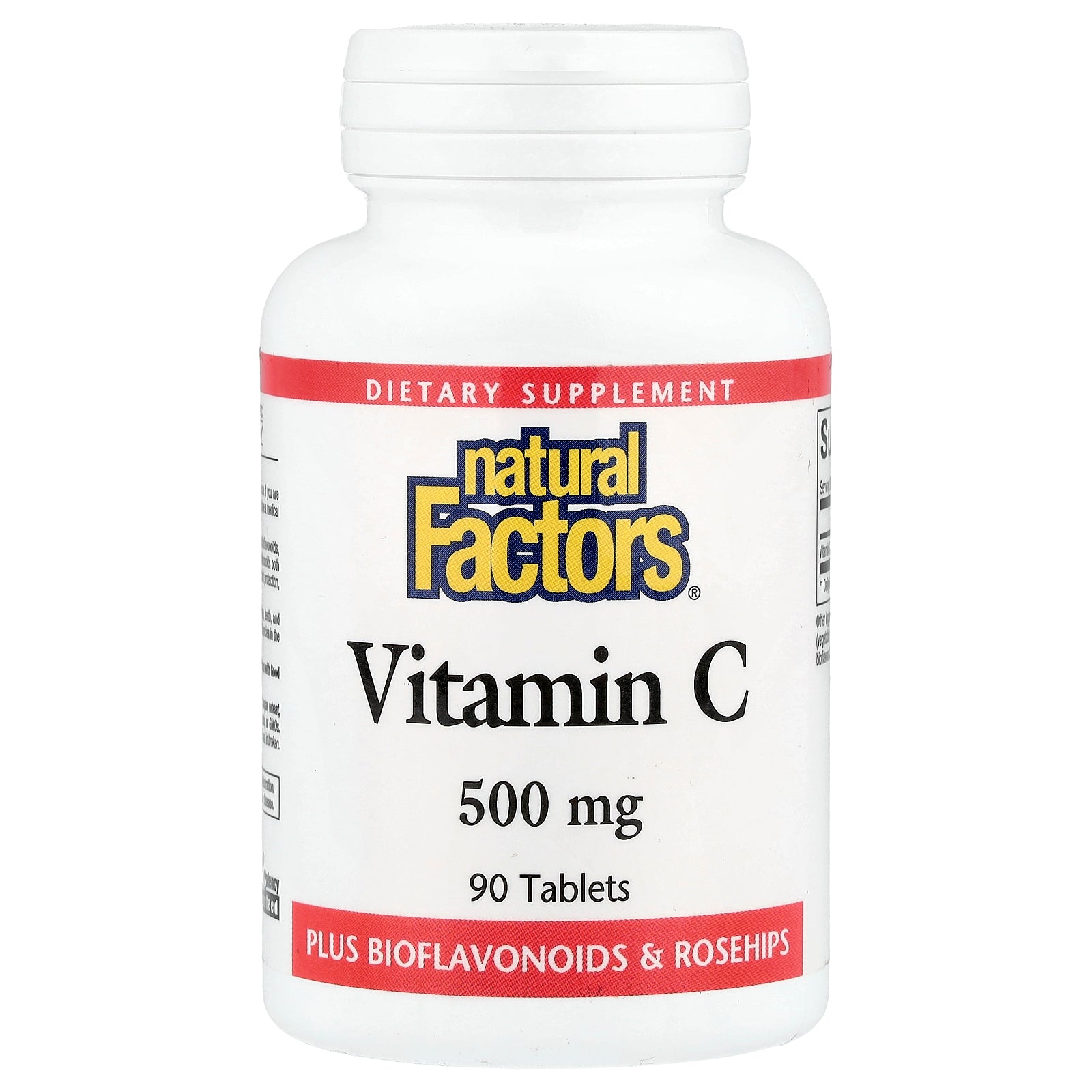 Natural Factors, Vitamin C, 500 mg, 90 Tablets