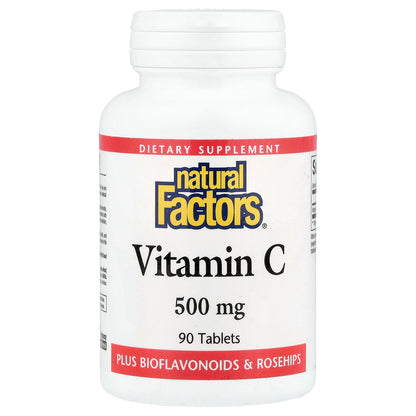 Natural Factors, Vitamin C, 500 mg, 90 Tablets