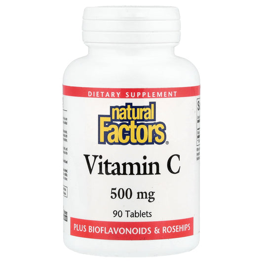 Natural Factors, Vitamin C, 500 mg, 90 Tablets