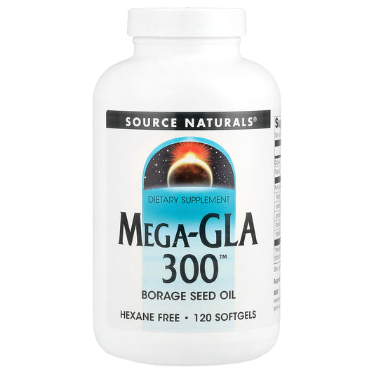 Source Naturals, Mega-GLA 300™, 120 Softgels