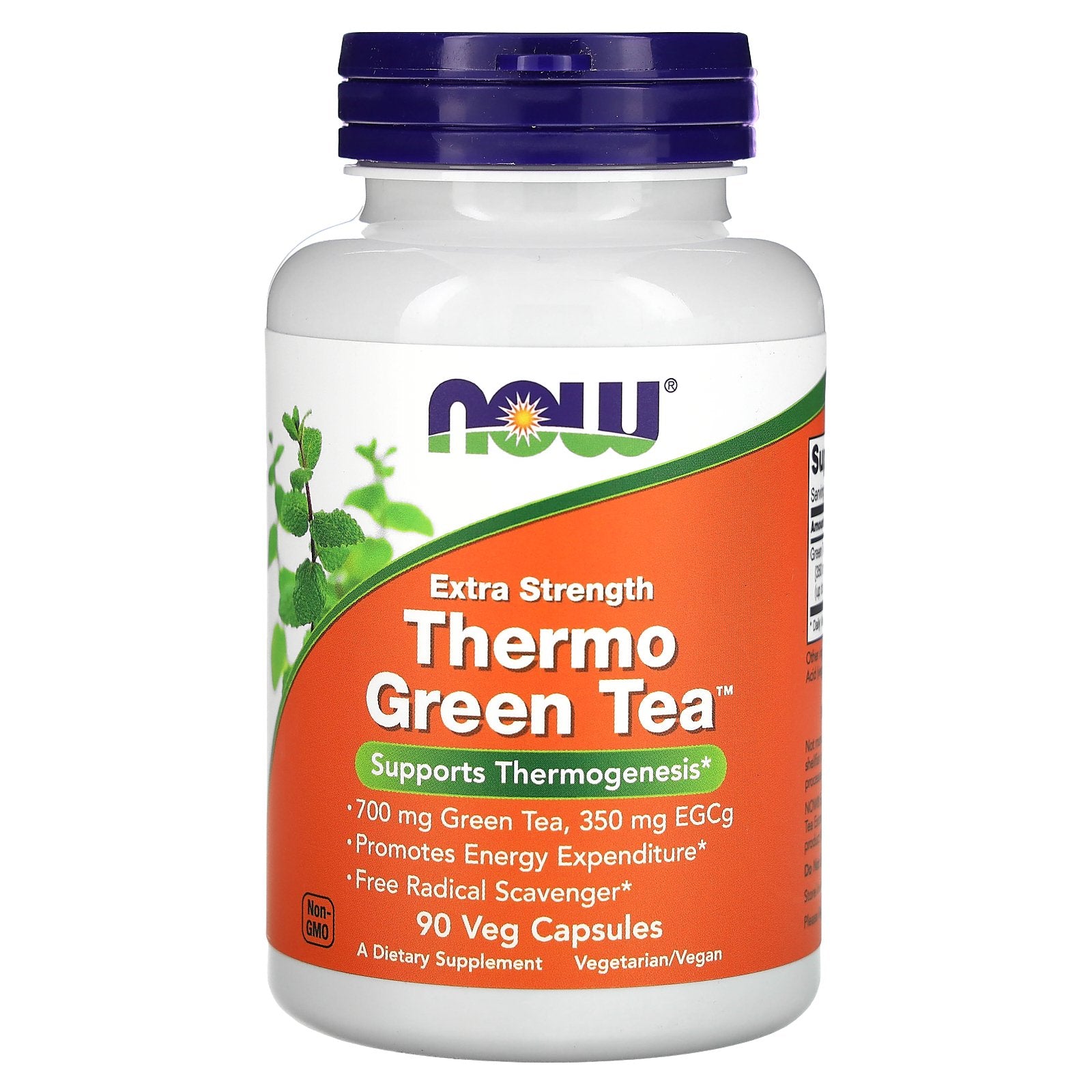 NOW Foods, Thermo Green Tea, 700 mg, 90 Veg Capsules