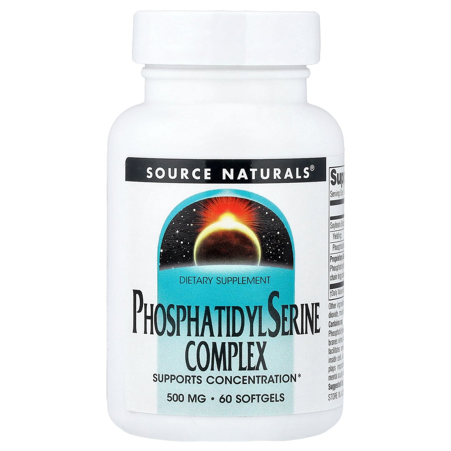 Source Naturals, Phosphatidyl Serine Complex, 60 Softgels