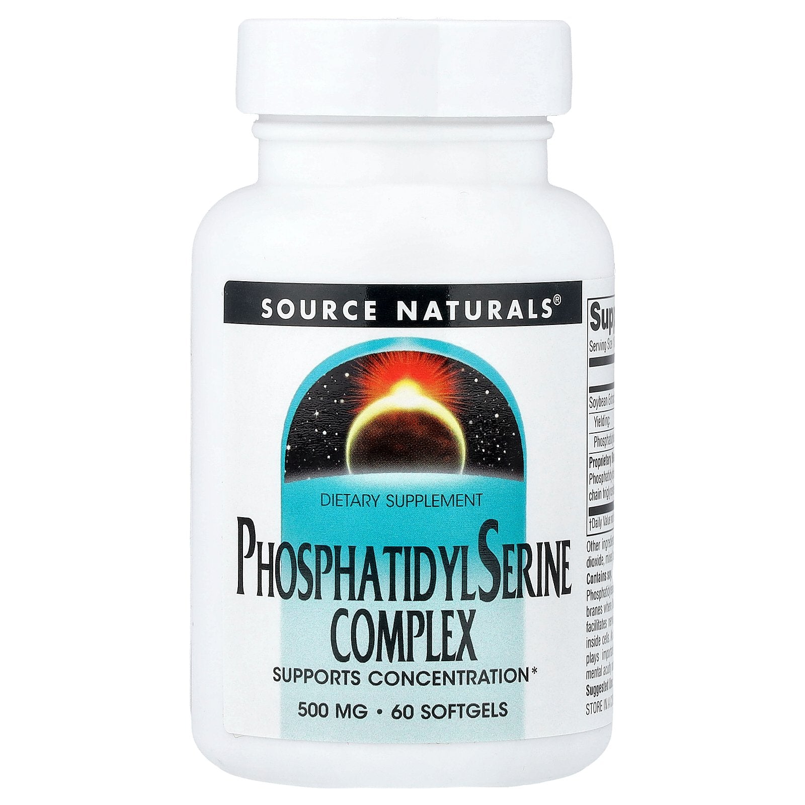 Source Naturals, Phosphatidyl Serine Complex, 60 Softgels