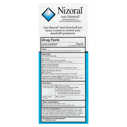 Nizoral, Anti-Dandruff Shampoo, Clean, 7 fl oz (200 ml)