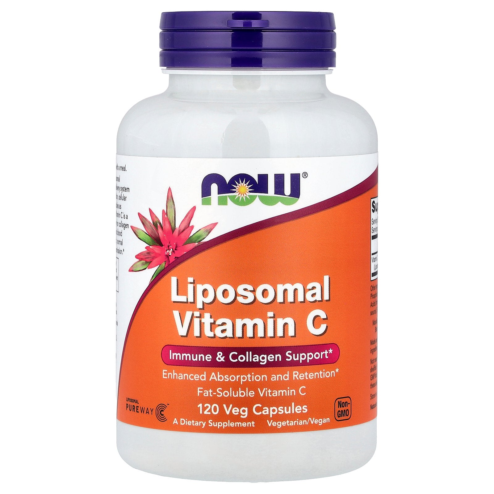 NOW Foods, Liposomal Vitamin C, 120 Veg Capsules (0.5 g per Capsule)