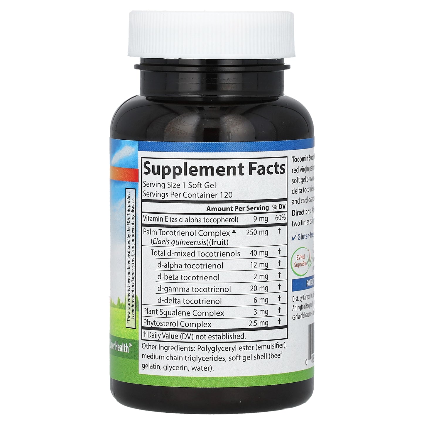 Carlson, Tocomin SupraBio, 120 Soft Gels