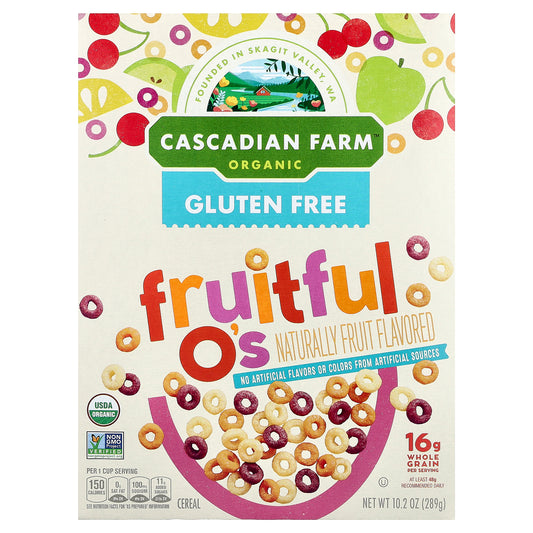 Cascadian Farm, Organic Fruitful O's Cereal, 10.2 oz (289 g)