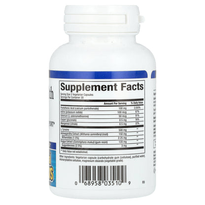 Natural Factors, Thyroid Health Formula, 60 Vegetarian Capsules