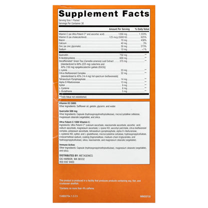 Metagenics, Immune Defense Pack, 30 Packets